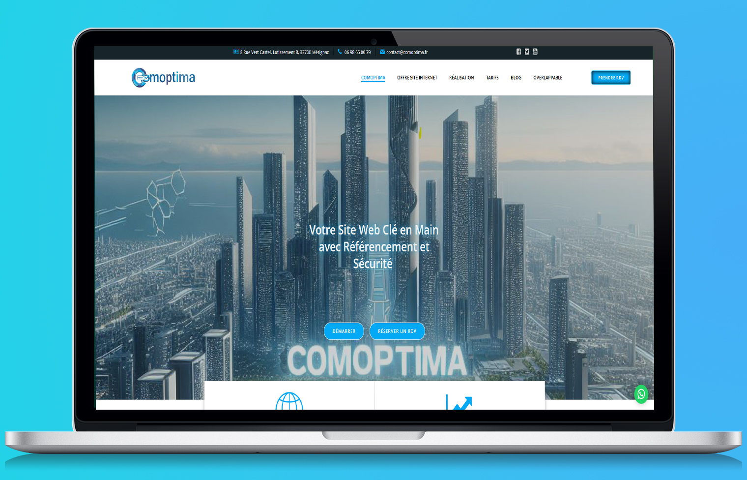 Site Comoptima Digital